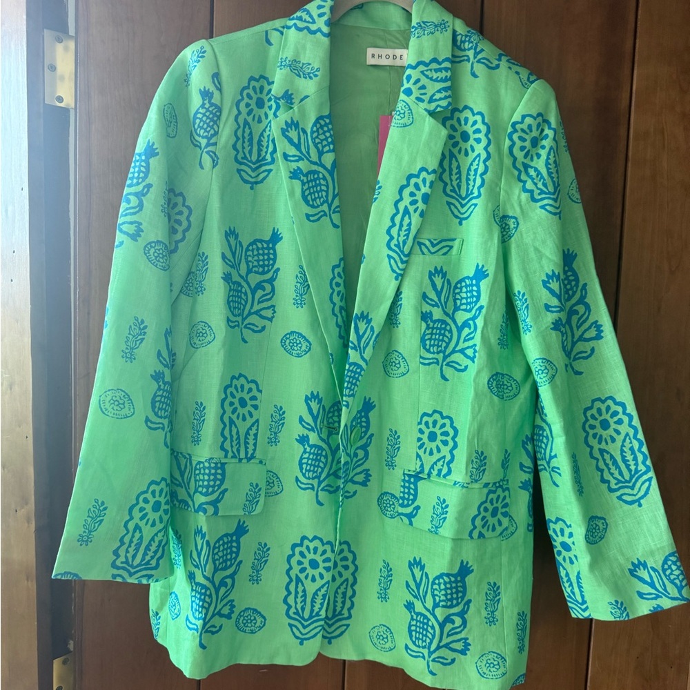 Rhode Green and Blue Women's Jacket
